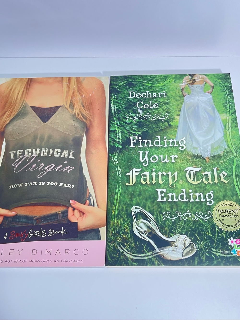 Youth Girl Lot Of 2 ,Finding Your Fairy Tale Ending & Technical Virgin Christian